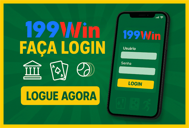 Imagem destacando login seguro na 199WIN para novos usuários